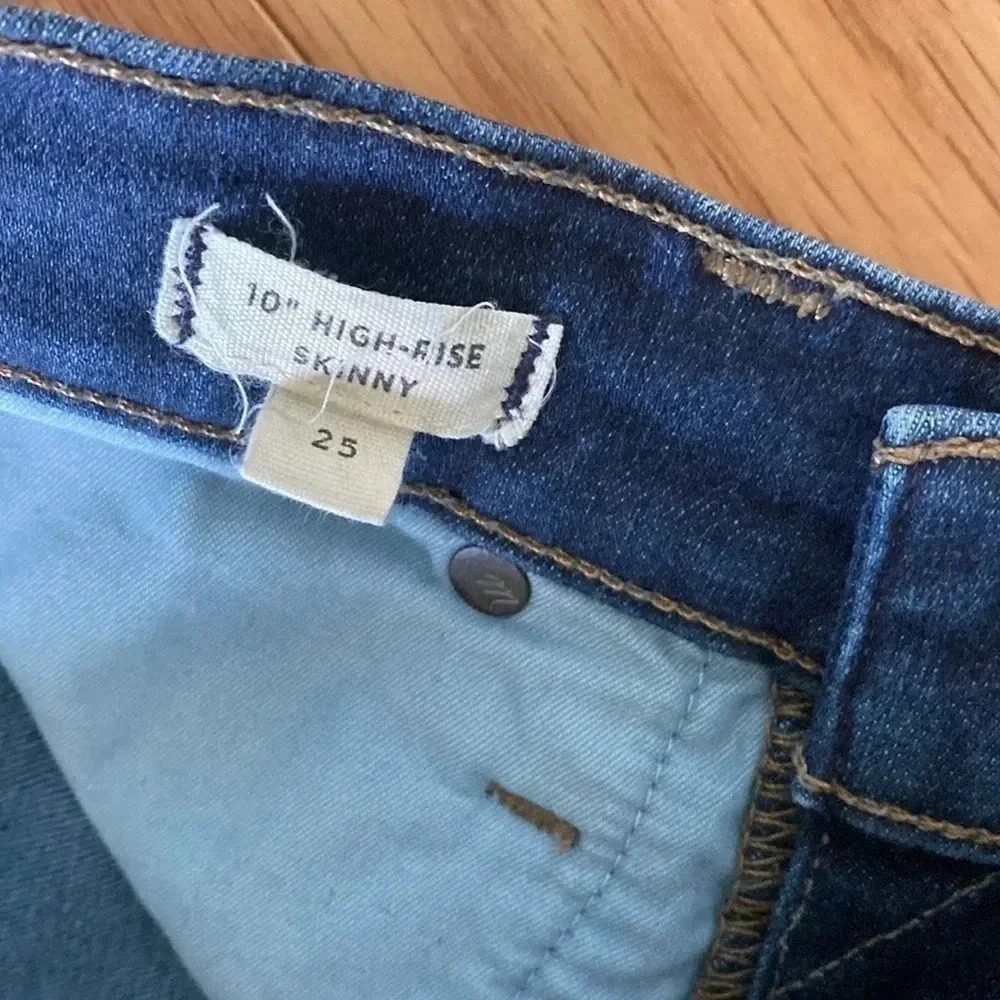 Madewell EUC dark wash 10’’ high rise jeans - Picture 6 of 11
